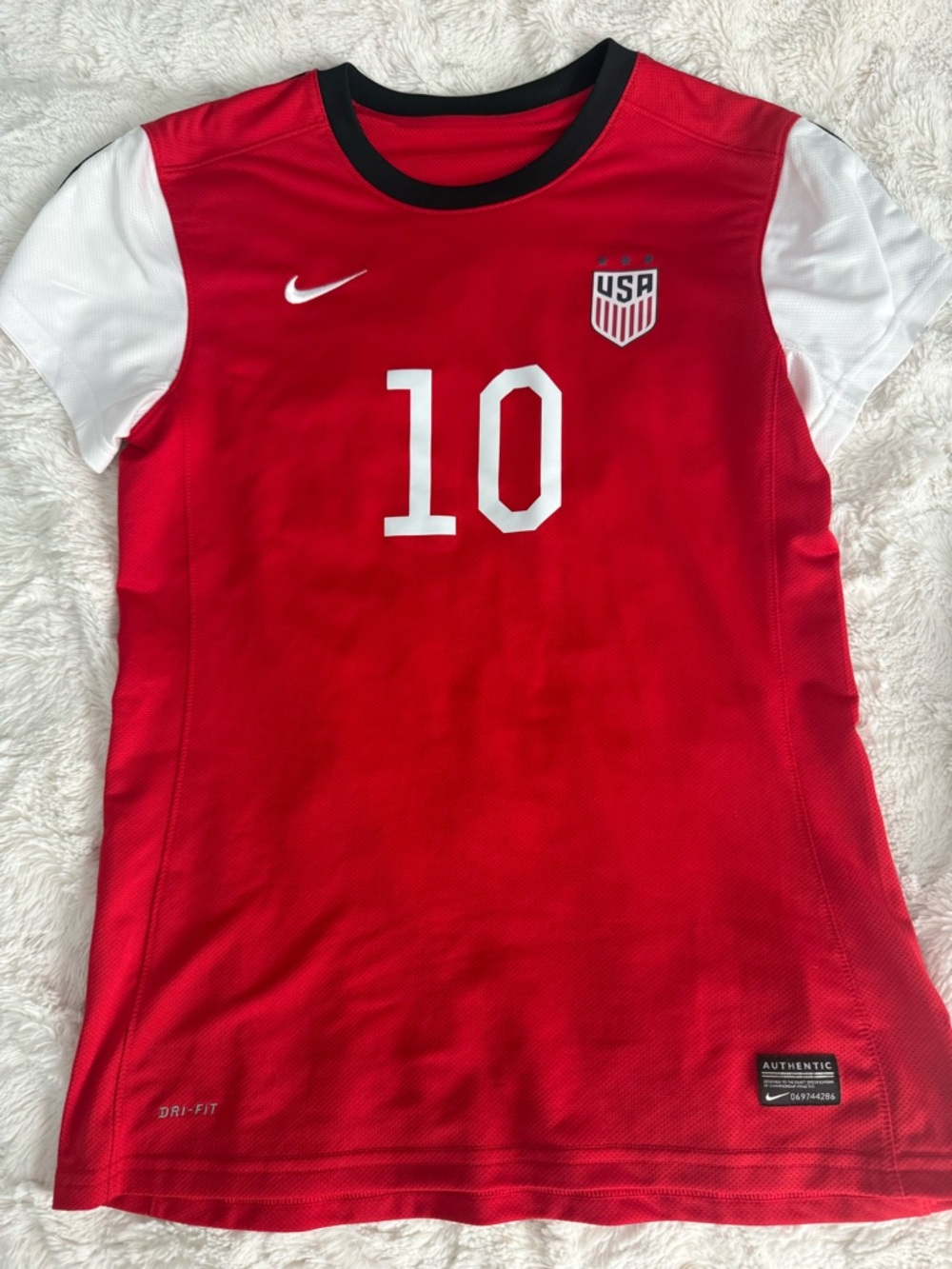 Carly Lloyd Nike USA Red #10 Soccer Jersey